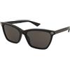 Gucci GG2111S 001 | Occhiali da Sole Graduati o Non Graduati | Prova Online | Plastica | Cat Eye | Nero | Adrialenti
