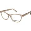 Guess Jeans GJ50010 057 | Occhiali da Vista Graduati | Plastica | Cat Eye | Avorio, Trasparente | Adrialenti