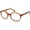 Guess Jeans GJ50015 052 | Occhiali da Vista Graduati | Plastica | Tondi | Marrone, Havana | Adrialenti