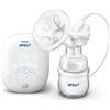 PHILIPS Avent SCF395/31 - Pompa elettrica per latte singola, qualità clinica, ritmo come il tuo bambino, flacone da 125 ml, confezione da 5 pezzi, colore: Bianco