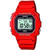 Casio F-108WHC-4AEF Mens Red Chronograph Watch