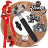VW65 MG Midget Mgb Mga Magnette 3/8 " UNF Rame Tubo Freno Riparazione Svasatura Kit