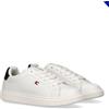 Tommy Hilfiger Flag Contrast Heel Trainers, White, 31