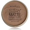 Rimmel London Stay Matte Cipria donna 14 g tonalità 004 Sandstorm