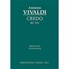 Serenissima Music, Inc. Credo, RV 591: Vocal score