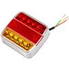 ETUKER Fanale posteriore a LED per rimorchio, 12 V, universale, impermeabile, con luce per targa, per caravan, camion, rimorchio, fanale posteriore, barca (10 lampadine LED)