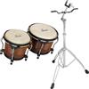XDrum Set XDrum Bongos Pro Tobacco con Supporto, Bonghi, Dimensioni bongo: 6