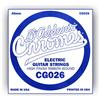 D'Addario Corda Singola D'Addario Cg026 per Chitarra Elettrica, Flat Wound, .026
