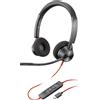 POLY Cuffie Hp Poly Blackwire 3320 MST USB-C/A 8X220AA Nero [UHPOYBNP0000007]