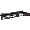 Techly Pannello Patch Techly 24 posti RJ45 UTP Rack 19'' Nero