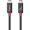 Hama Cavo Usb Hama 00200799 USB-C 3.2 Gen4 240W 1m Nero
