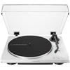 Audio-Technica Giradischi Completamente Automatico Bianco/Argento AT-LP70XWS-...