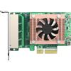 QNAP QXG-2G4T-I225 Adattatore di Rete PCIe 2.0 x4 Low-Profile