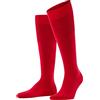Falke Airport M Kh lana cotone al ginocchio tinta unita 1 paio, Calzini lunghi Uomo, Rosso Scarlet 8120, 39-40