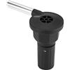Picysa Ventilatore Compatto per Griglia Facile Riduzione delle Scintille, Struttura in Lega di Alluminio, Ideale per Feste Barbecue All'aperto