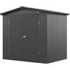 GFP Primeyard Casetta da Giardino Metallo 210x150x205 cm Armadio da Esterno per Attrezzi Antracite