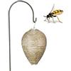 AGZHU 2 pz Vespe Nido Naturale Finto Vespe Nido Eco Friendly Hanging Vespe Deterrente Repellente Decoy Repellente for vespe calabrone Giacche Gialle, PMS Carta Decoy Wasps NEST in sacchetto OPP