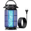 ROVLAK Lampada Antizanzare 4000V, Zanzariera Elettrica 18W con Luce Notturna, Impermeabile IPX4, Copertura Fino a 100 m², Ammazza Zanzare Elettrico Interno Esterno contro Zanzare, Mosche e Insetti