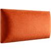 MEBLE ANGELO Angelo - Imbottitura da parete - Pannelli 3D - Cuscino da parete - Pannelli imbottiti - Peach 90 x 40 cm - Tappezzeria