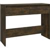 vidaXL Tavolo Consolle Rovere Fumo 100x35x76,5 cm in Truciolato