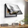 Mineliste Scatola del Contatore Elettrico Coperchio Decorativo del Contatore della Pittura Coperchio Decorativo della per Pittura Decorazione Nascondi Dipinti Decorazione,001 40 * 30cm