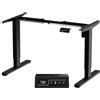 TRIUMPHKEY Scrivania Regolabile in Altezza,Standing Desk,3 Controlli in Memoria,Scrivania Elettrica,Scrivania Motorizzata con Motore Per Lavorare da casa,70kg，Nero