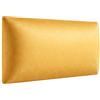 MEBLE ANGELO Angelo - Imbottitura da parete - Pannelli da parete 3D per letto - Cuscini da parete - Pannelli imbottiti - Pannelli imbottiti - Pannelli imbottiti da parete - Oro 80 x 25 - Pannelli imbottiti