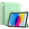 ProCase Custodia per iPad (A16) di 11a generazione 11 pollici 2025/iPad 10a generazione 10,9 pollici 2022 con portapenne, custodia ibrida con retro in morbido TPU, supporta Touch ID, accensione e
