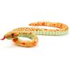 Zappi Co Giocattolo di Serpente del Grano Giallo di Peluche 100% Riciclato (Lunghezza 100cm) Morbido Peluche Ecologico Giallo per Neonati