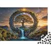 SBMASCJJZRCV Albero magico fantasy 1000 pezzi paper puzzle per adulti allenamento mentale decorazione casa puzzle educativo 52x38cm/1000pcs