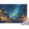 QWERTYUIOPD Lanterna Notte Stellata Puzzle per Adulti Puzzle 1000 Pezzi Carta Gioco di Puzzle 1000 Pezzi Relax Casa Regalo 70x50cm/1000pcs