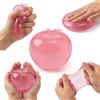 DJMYJT Pink Apple Squishy,Palline Antistress Squishy Mela Slow Rising, Squishi Giocattolo Sensoriale Morbido per Relax e Sollievo Stress, Fidget Toy da Scrivania per Adulti, Gadget Decompressione