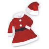 Generico COSTUME VESTITO BABBO NATALE BIMBA 6-8 ANNI in CINIGLIA Completo Coordinato
