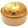 Generico Palle di stress di dumpling colorate, con Mini Steamer Giant Dumpling Squishy Squeeze Toy portatile, Cute Soft Glitter Calming, per gli adulti adolescenti bambini donne uomini vacanza di compleanno