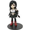 REOZIGN Tifa Lockhart, Zack, Cloud Strife, Aerith Gainsborough, Versione Q In piedi, Anime, 11 Cm/4,3 pollici, Modello in PVC, Decorazione, Regali (a)