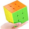 Vdealen Cubo magico liscio di grandi dimensioni 3 x 3 x 3 cm, cubo magico liscio da 9 cm per insegnamento educativo, cubo puzzle grande festa di compleanno per bambini adolescenti adulti