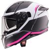 Caberg CASCO INTEGRALE AVALON X PURE MATT BLACK/WHITE/FUCHSIA CABERG : Taglia Int - M
