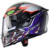 Caberg CASCO INTEGRALE AVALON X GURKHA MATT BLACK/ORANGE F/GREEN F/PURPLE CABERG : Taglia Int - L