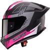 Caberg CASCO INTEGRALE ROXTER COLT MATT BLACK/FUCHSIA/WHITE CABERG : Taglia Int - M