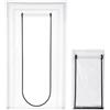 ECOMMERC3 | Set 2 Porte Antipolvere con Cerniera 220 x 120 cm - Telo Protezione Trasparente per Cantiere e Ristrutturazioni - Montaggio Facile con Nastro Adesivo