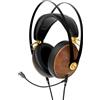 Meze Audio 99 Classic Cuffia + Boom Mic Walnoot Goud