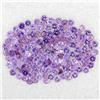 Egemdiamond Taglio Rotondo Naturale Non Scaldato Ametista Viola Uruguay Lotto 4ct 140pcs 2mm