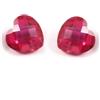AAA Superiore 6x6 MM Naturale Mozambico Rubino Loose Cuore Gemma Broilet Paio