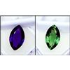 harshj_0 Loose Gemma Naturale Violetto E Verde Ametista 10 A 12 KT Certificato Paio HA22