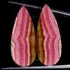 Handmade 39.70Cts Naturale Rodocrosite Pera Paio Cabochon Loose Gemma 13x32x4mm