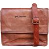 Fatto a mano Uomo Vera Vintage Borsa A Spalla In Pelle Fair Trade Per Laptop
