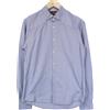Scotch & Soda Ams Couture Uomo Camicia M Blu Puro Cotone Manica Lunga a Bottoni
