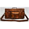 Fatto a mano Borsa Da Viaggio Vintage In Vera Pelle Fatta A Mano 20" Duffel Per Weekend