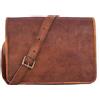 Fatto a mano Borsa Uomo In Pelle Dakota Messenger Laptop Tracolla Marrone