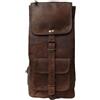 Fatto a mano Tutti Originale pelle Vintage Laptop Zaino Messenger Tracolla